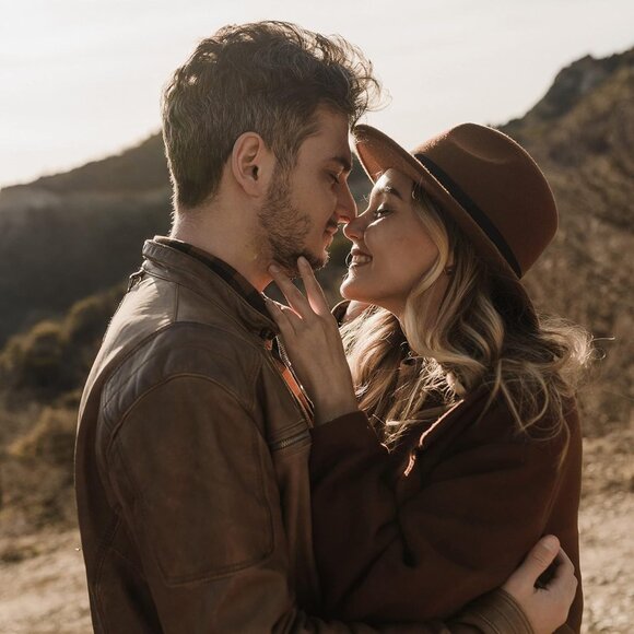 Fedora Hats for Men Wide Brim Panama Hat with Classic Belt - Picture 6 of 7